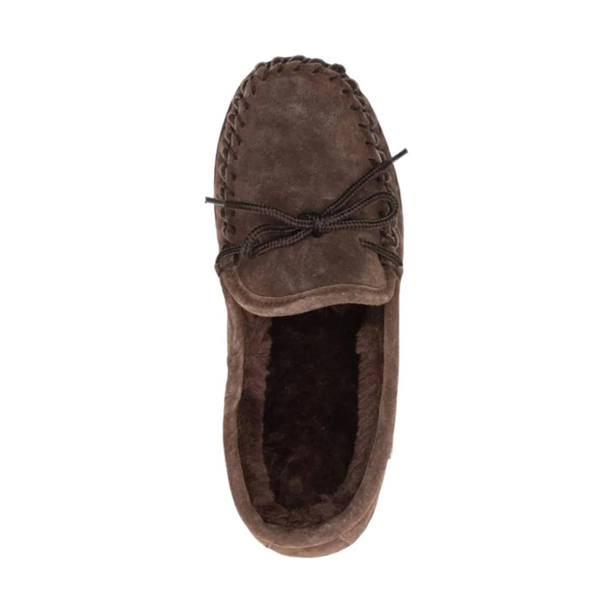 Lamo Men's Moccasin Slipper - Chocolate FINAL SALE