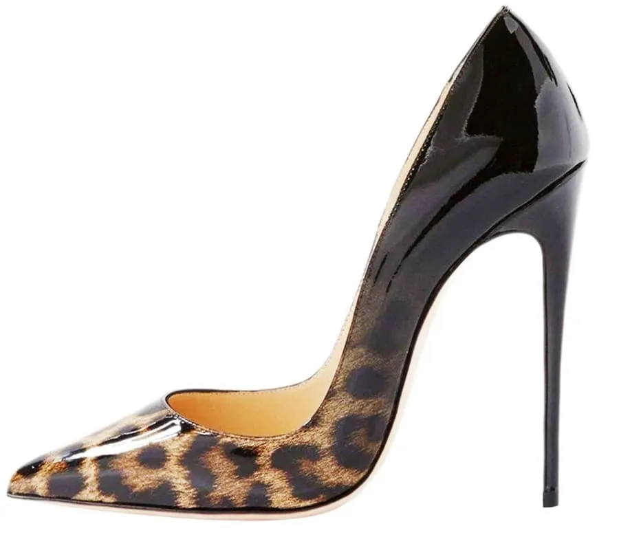 Leopard Print Pointed Toe High Heels for Bold Style