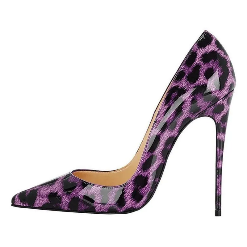 Leopard Print Pointed Toe High Heels for Bold Style