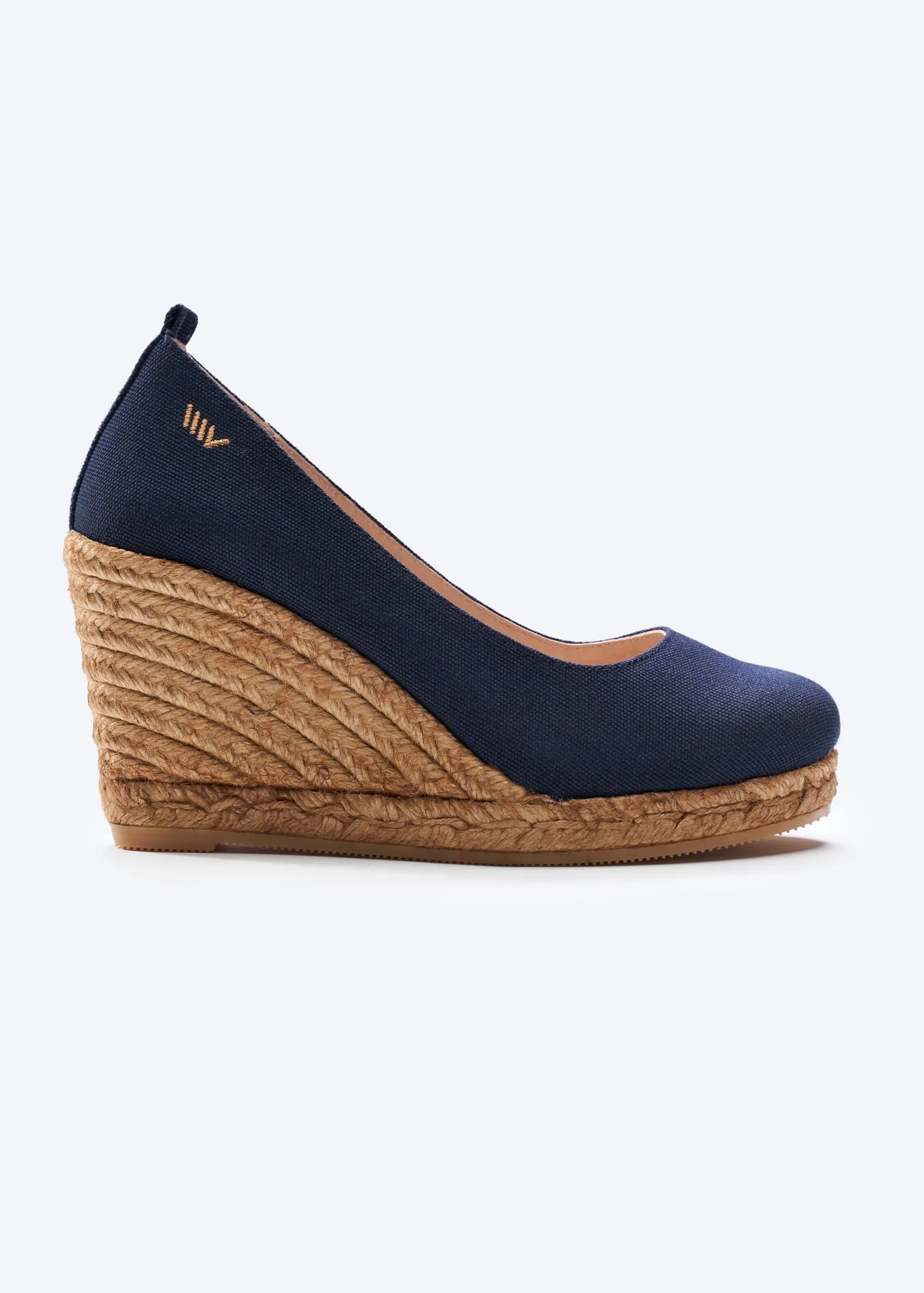 Marquesa Canvas Espadrille Wedge Pumps