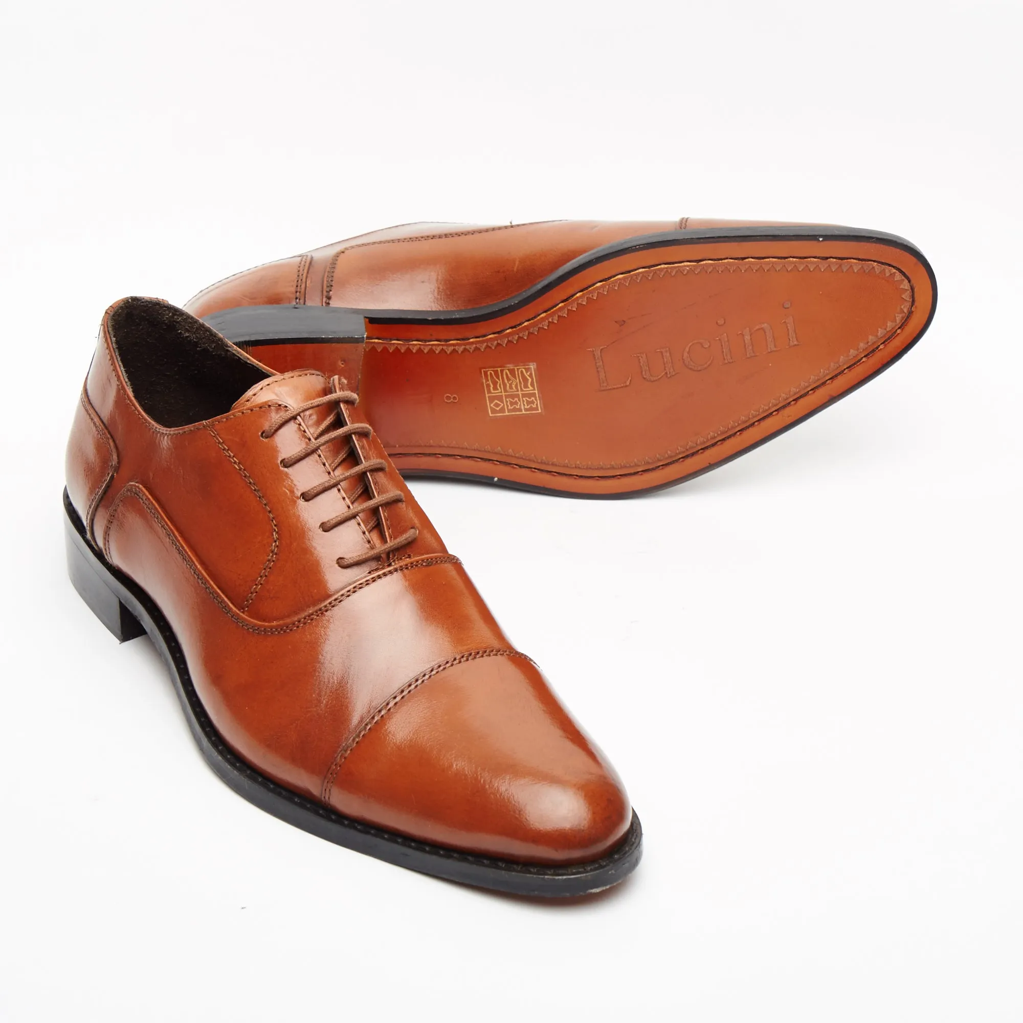 Mens Formal Shoes 9009_Tan