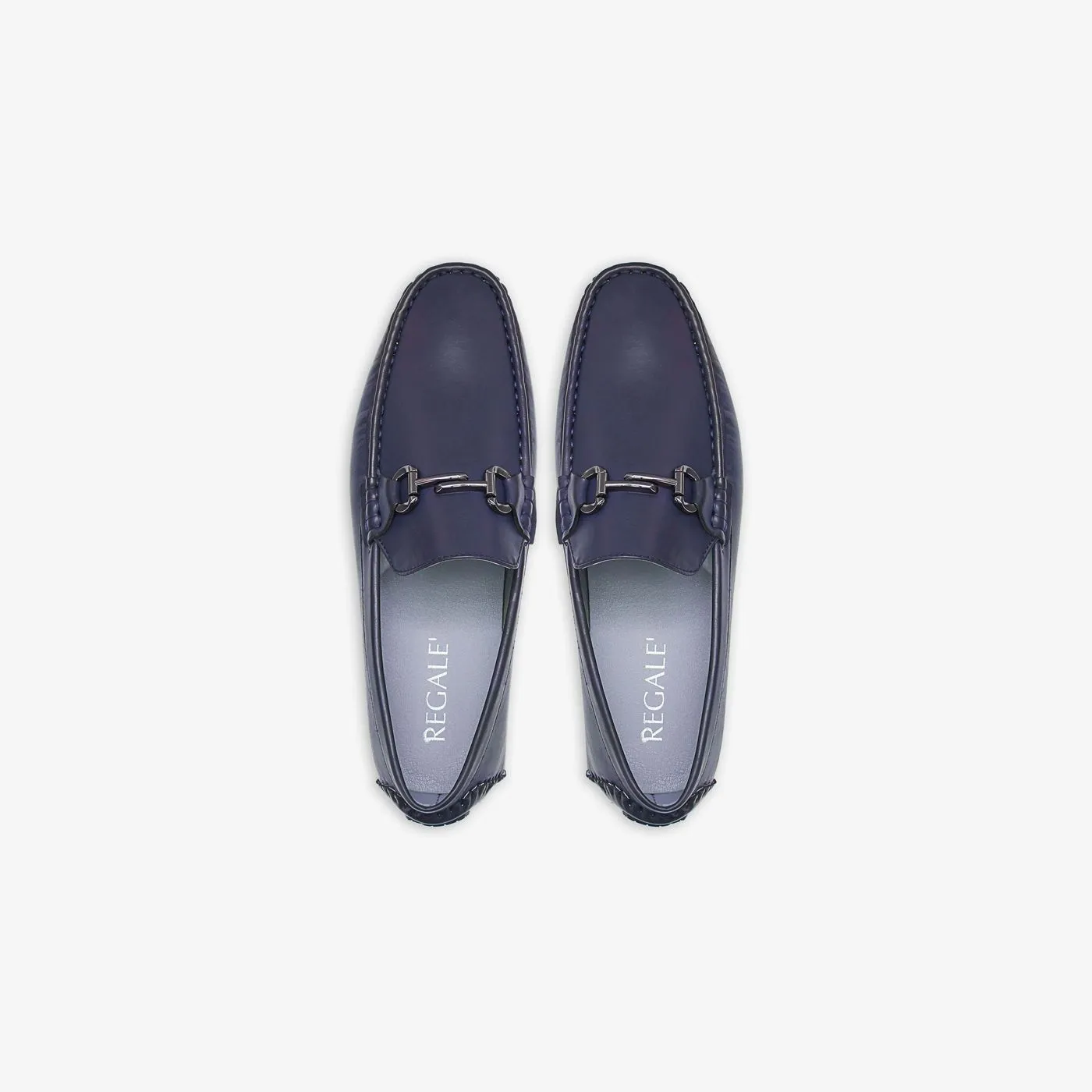 Mettalic Buckled Loafers