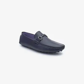 Mettalic Buckled Loafers