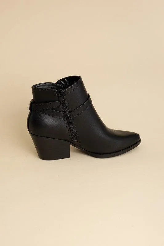 Nadine Ankle Buckle Boots