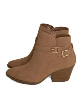 Nadine Ankle Buckle Boots