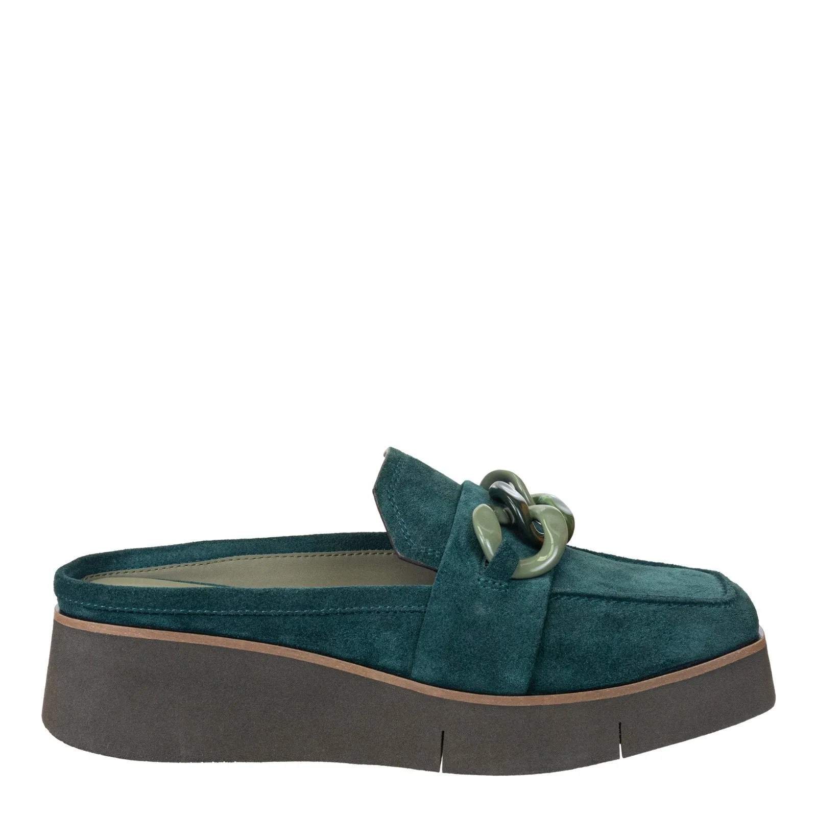 Naked Feet: ELECT in EMERALD Platform Mules