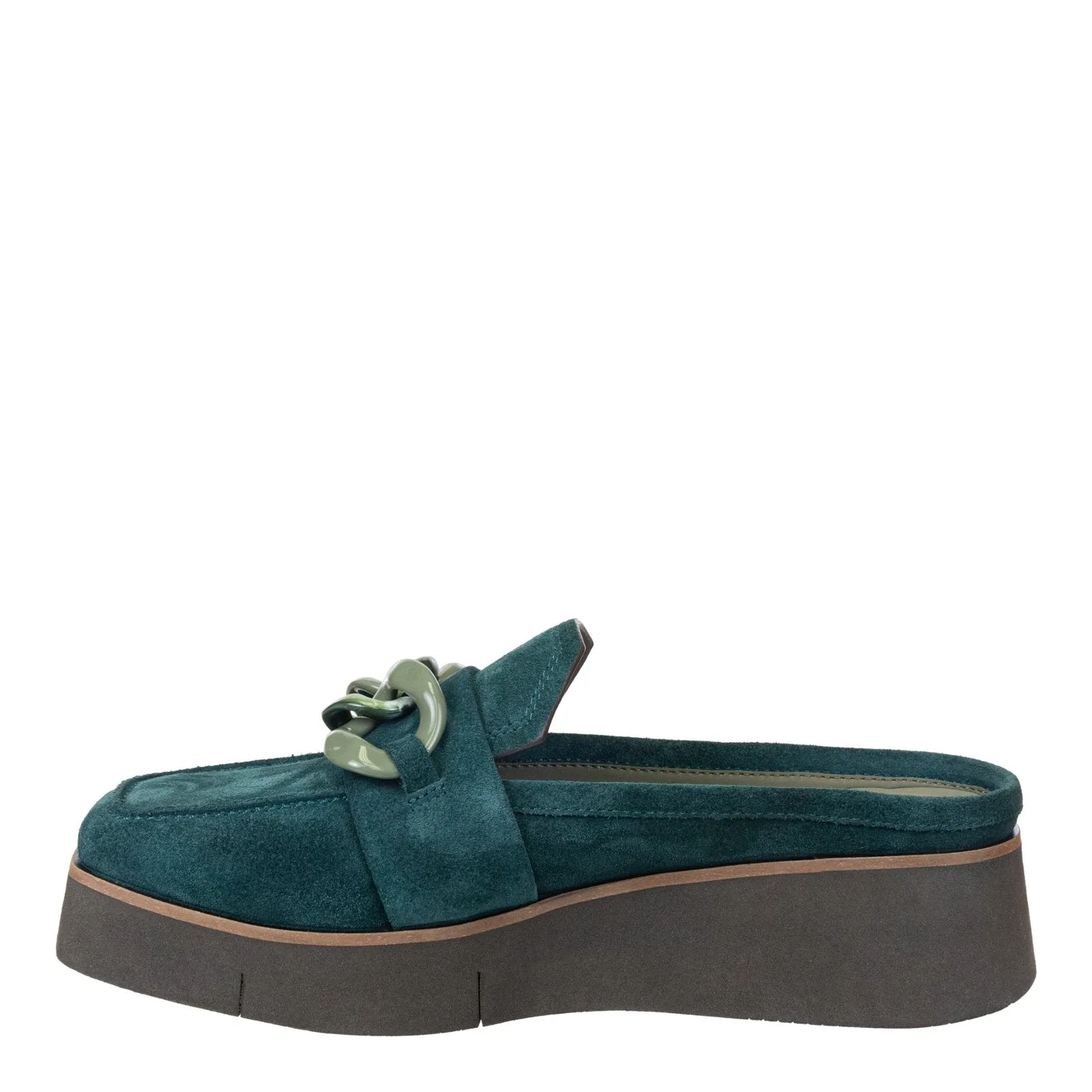 Naked Feet: ELECT in EMERALD Platform Mules