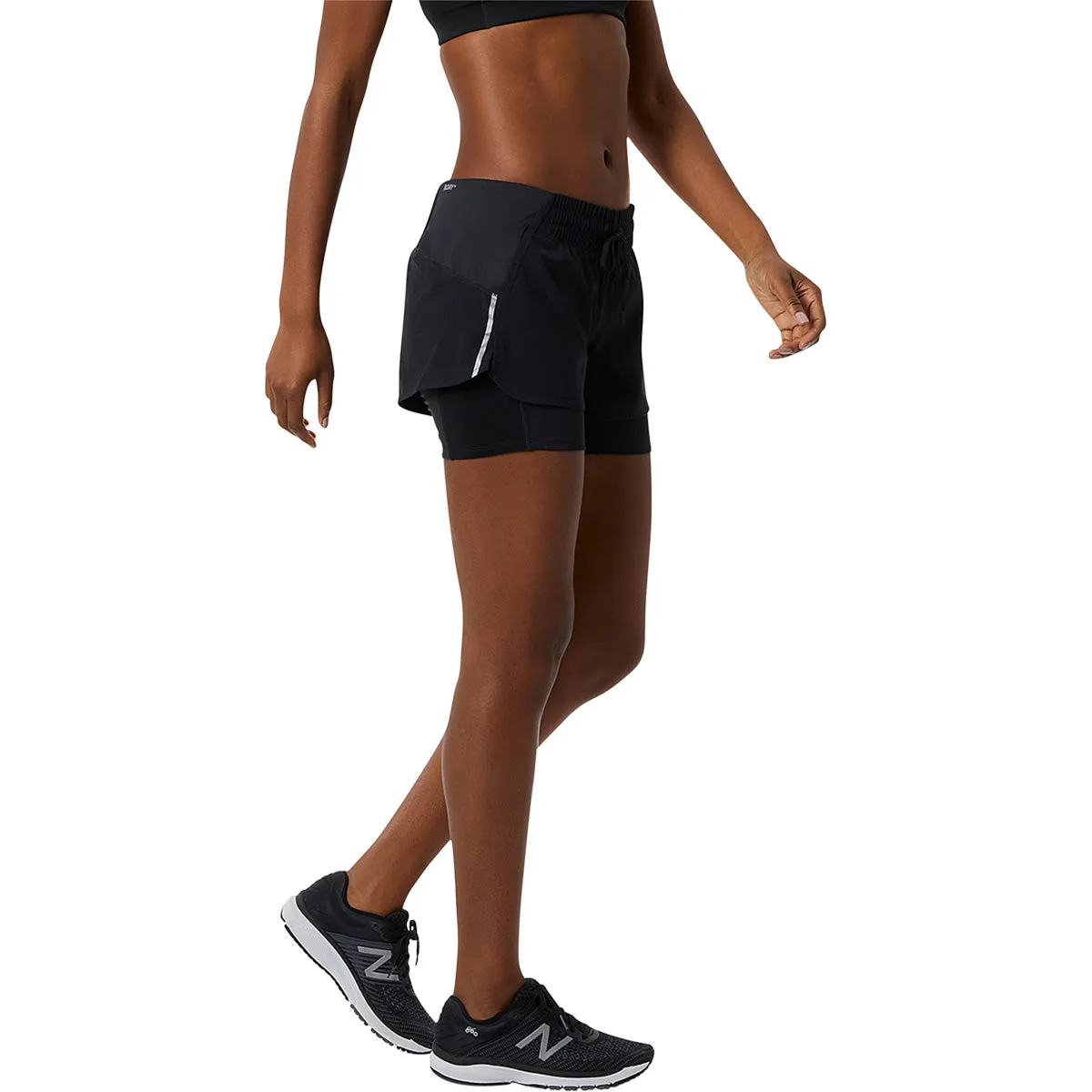 New Balance Impact Run 2 in 1 Womens Running Shorts