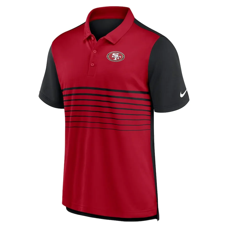 Nike San Francisco 49ers Fashion Performance Polo - Black/Scarlet