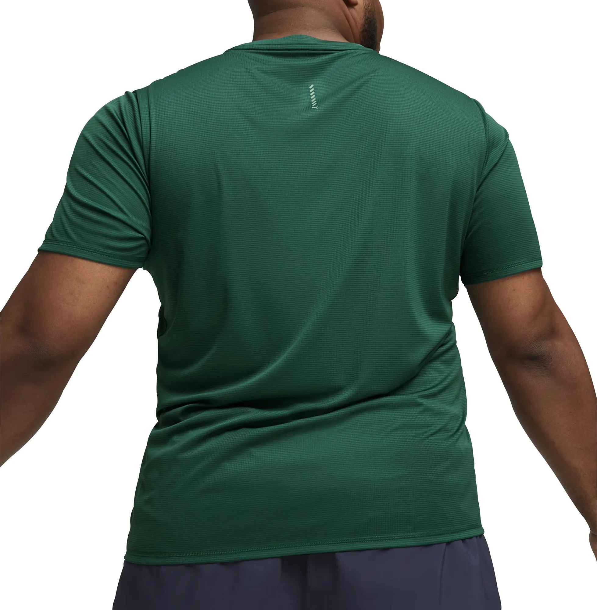 Puma Favourite Short Sleeve Mens Running Top - Green