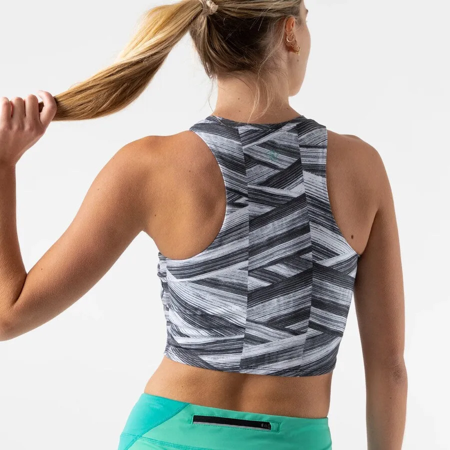 rabbit Crop Hop Built-in | Mint Leaf | Womens