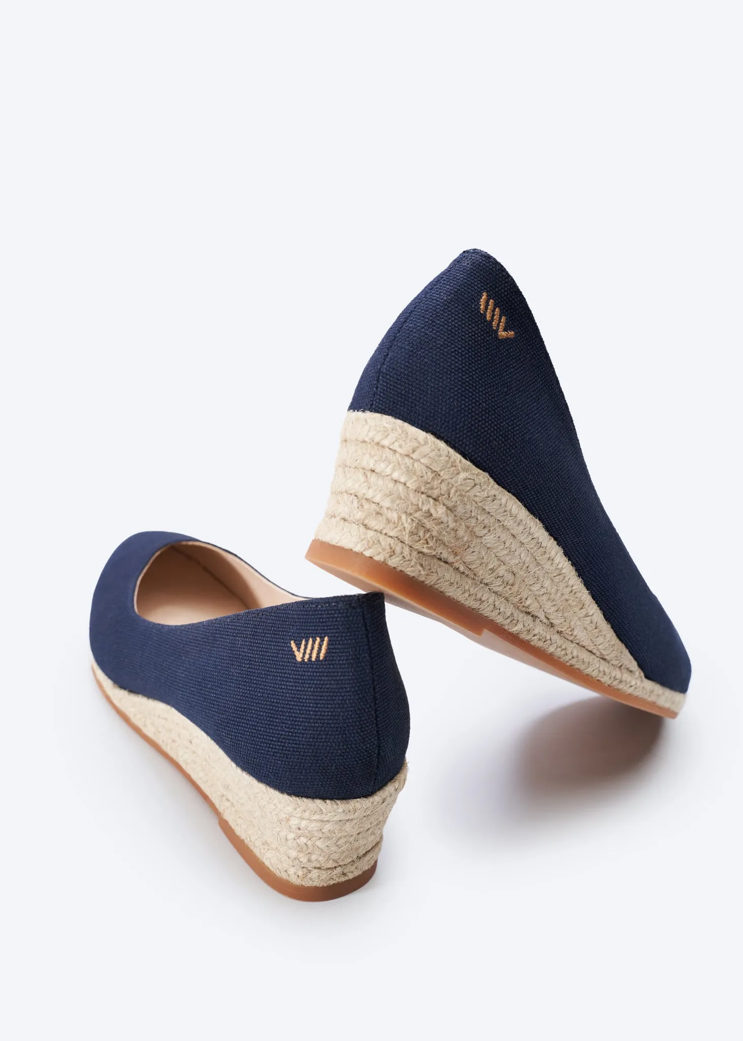 Riba Canvas Espadrille Wedges