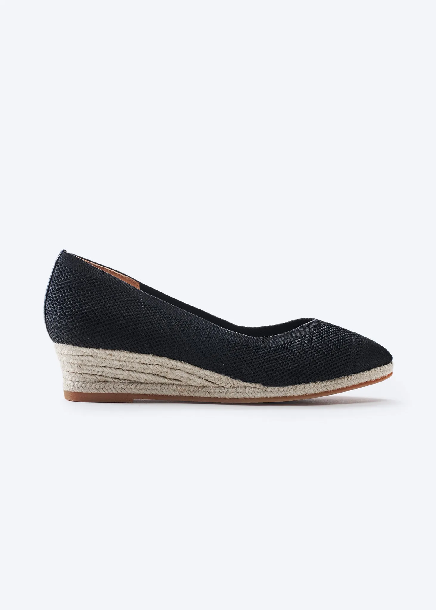 Riba Elastic Espadrille Wedges