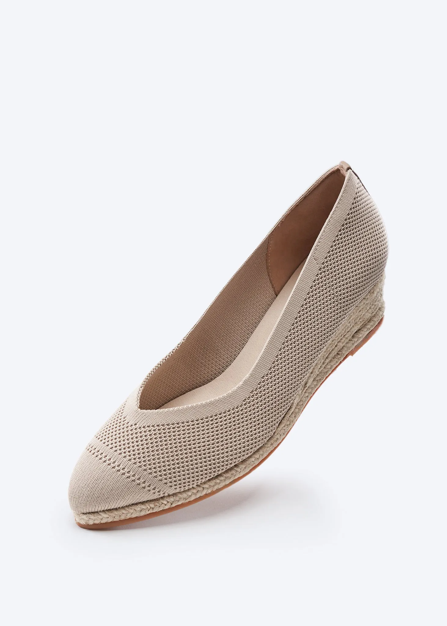 Riba Elastic Espadrille Wedges