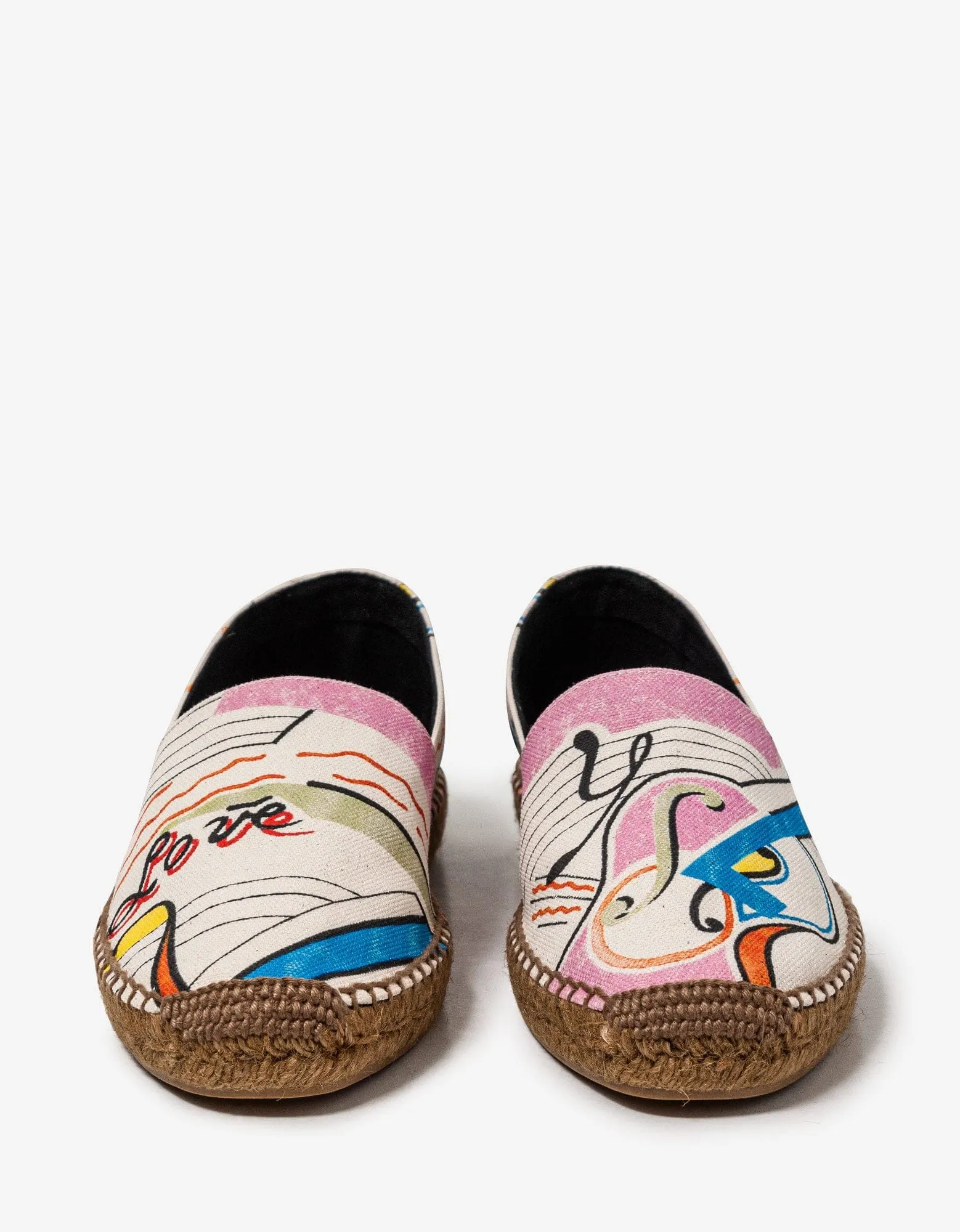 Saint Laurent Love 1980 YSL Embroidered Espadrilles