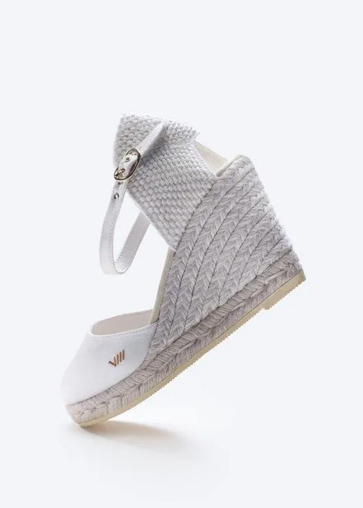 Satuna Limited Edition Silk Espadrille Wedges