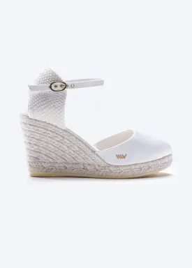 Satuna Limited Edition Silk Espadrille Wedges