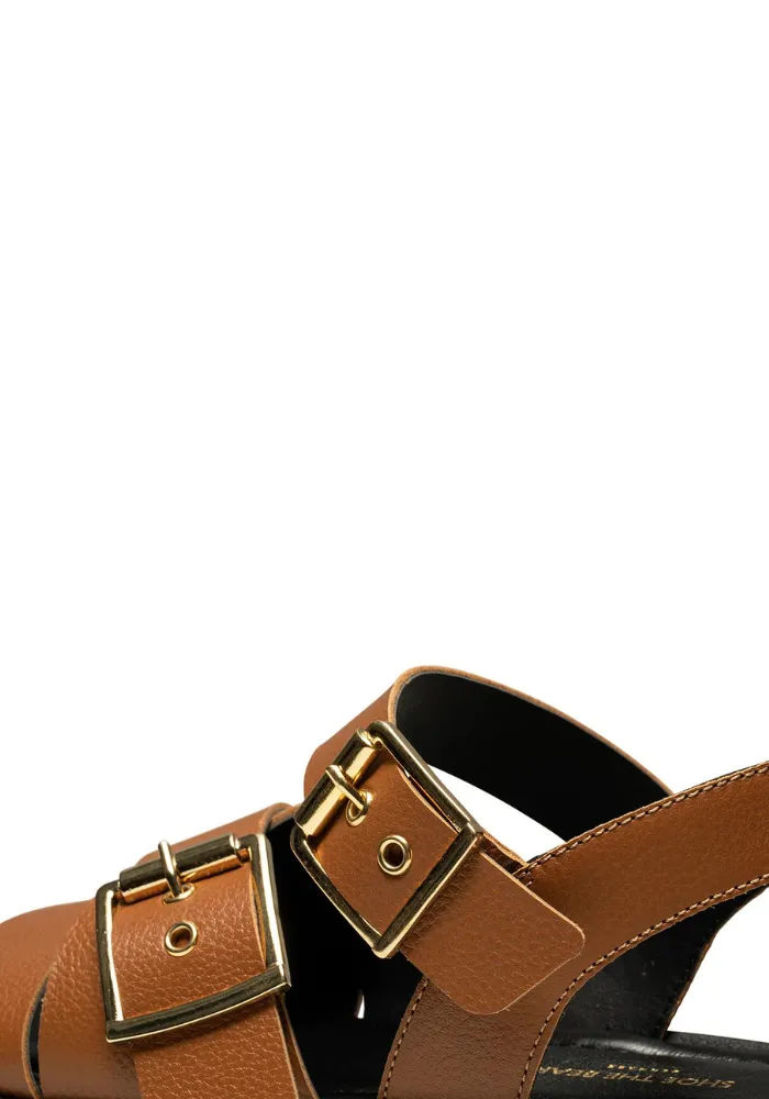 Shoe The Bear Rebecca Buckle Leather Sandal