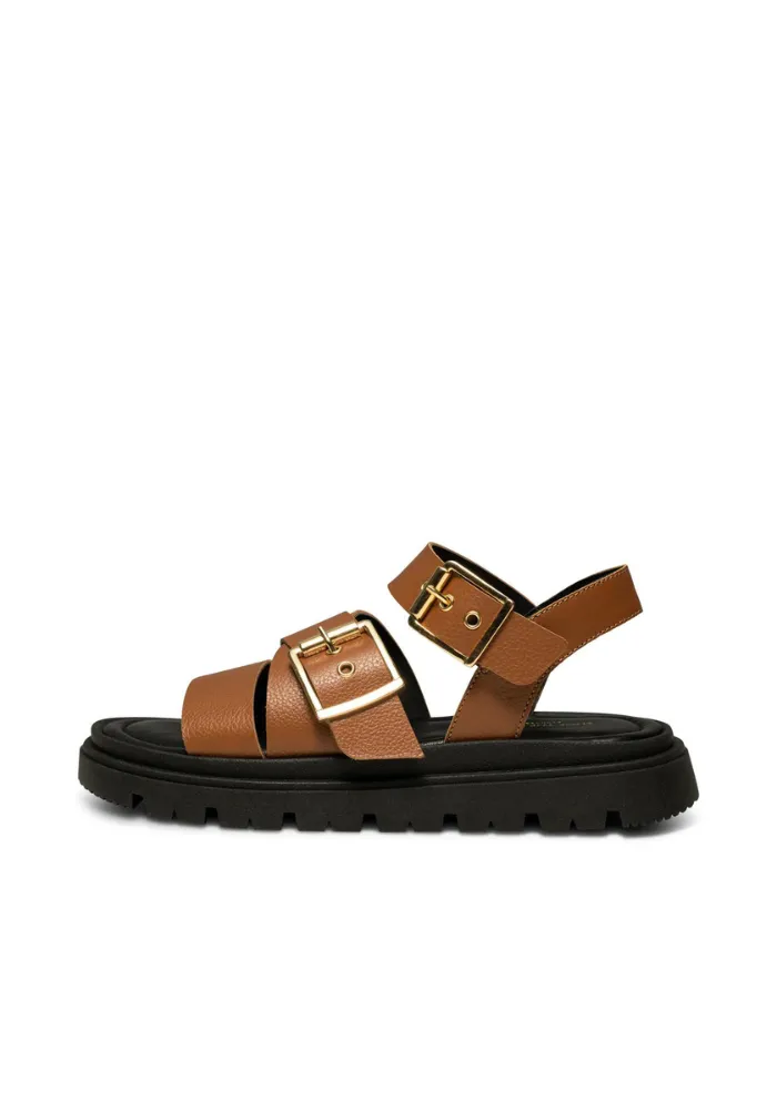 Shoe The Bear Rebecca Buckle Leather Sandal