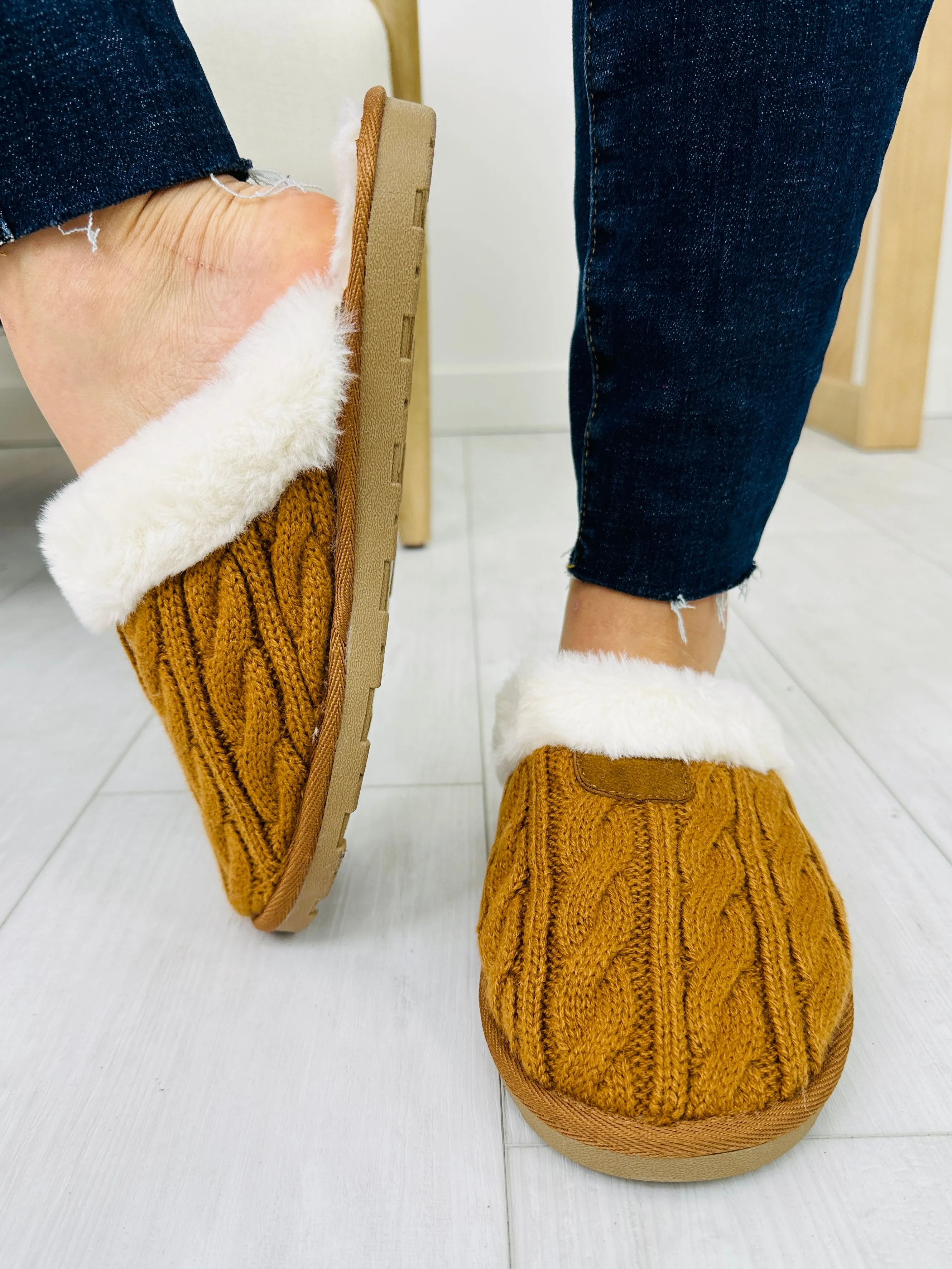 Snuggle Steps Slippers In Tan