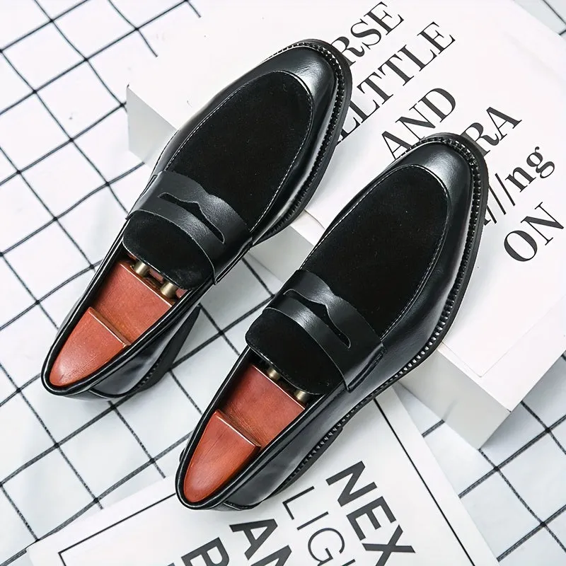 Solid Color Slip-On Loafers