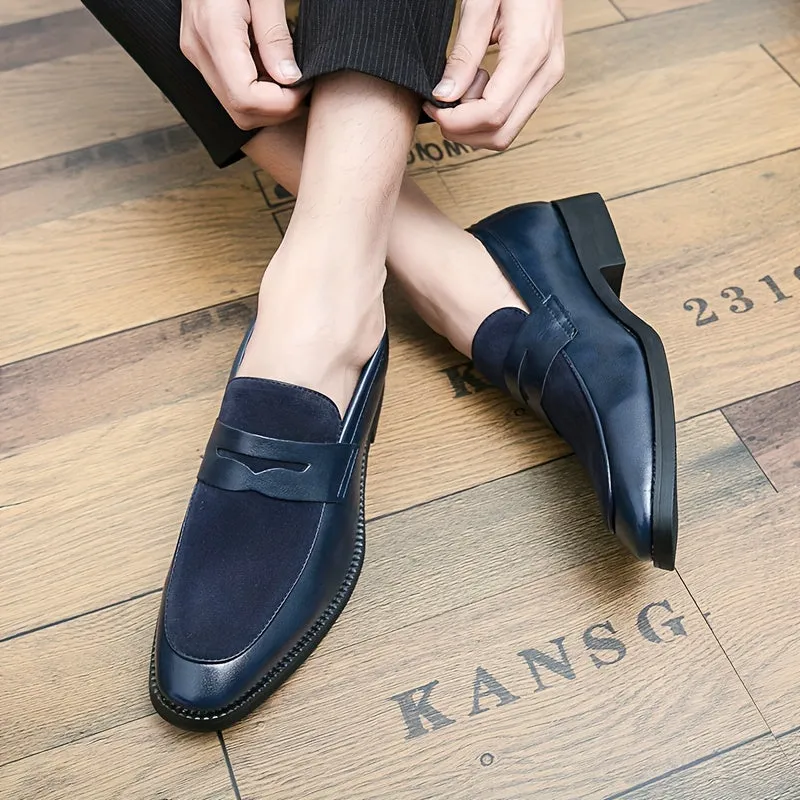 Solid Color Slip-On Loafers