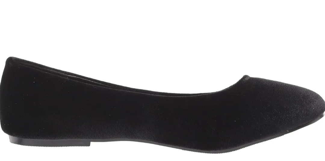 Spell-016 Moon Velvet Ballet Flats