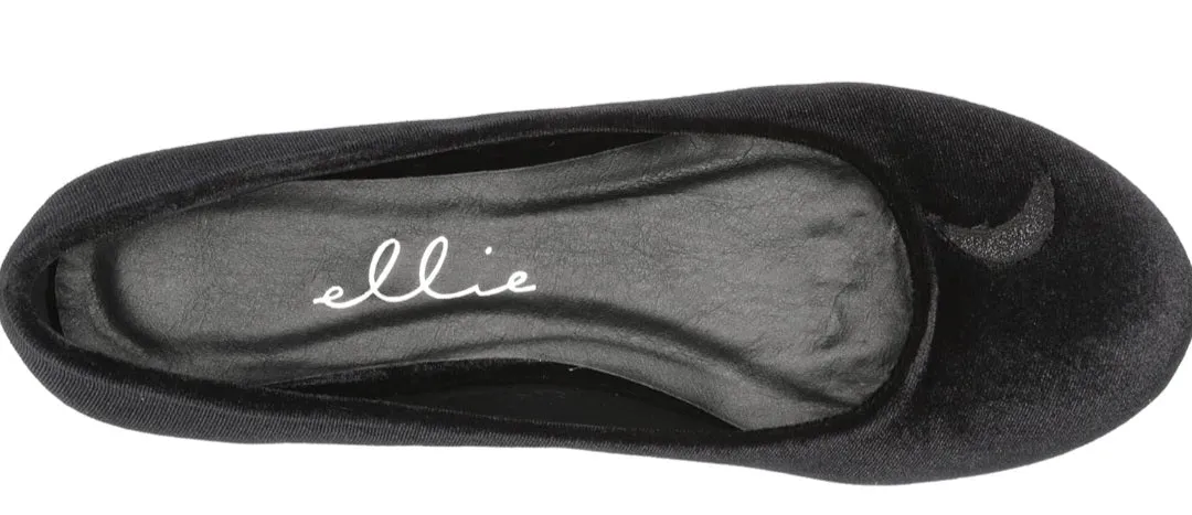 Spell-016 Moon Velvet Ballet Flats