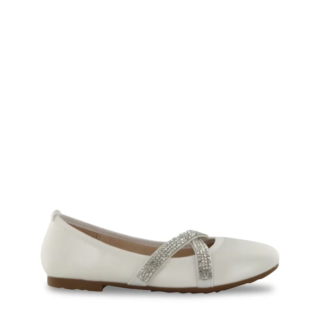 Taxi White Heart Children's Dress Shoe