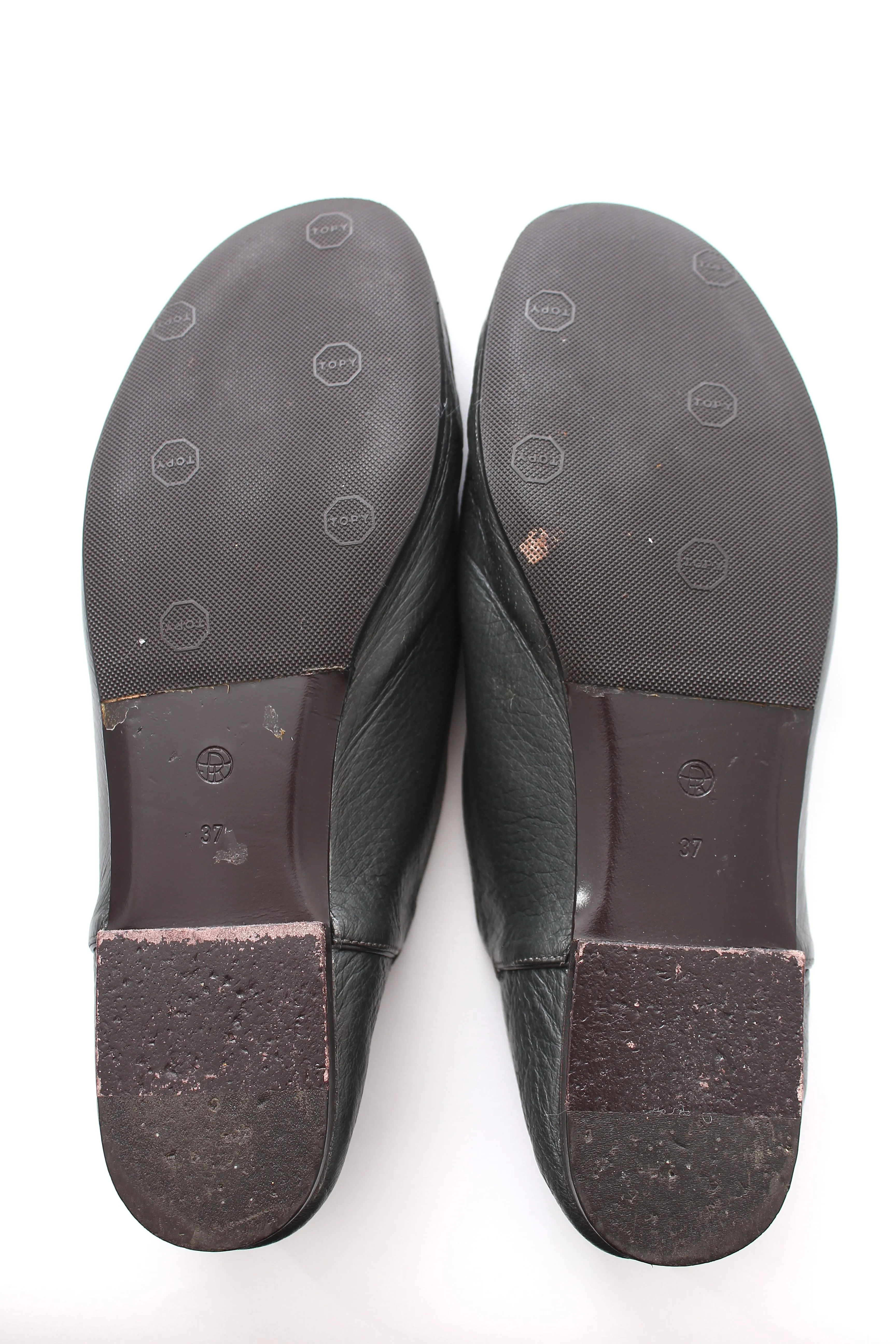 The Row Slip On Leather Loafers