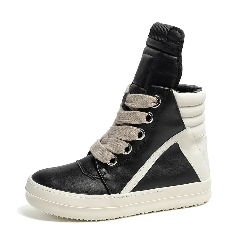 Trend4us Men's High-Top Casual Street Sneakers