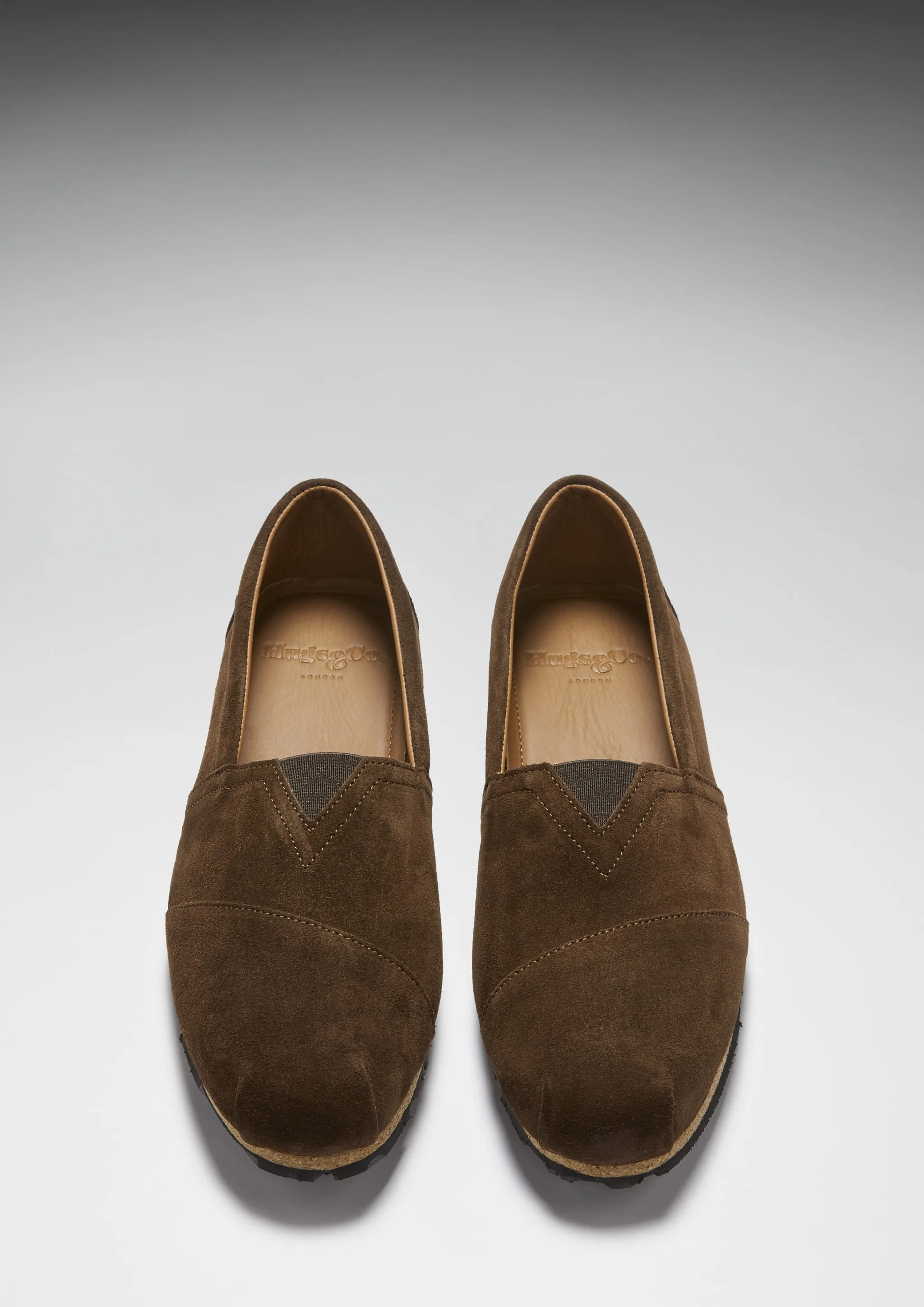 Tyre Sole Espadrilles, brown suede