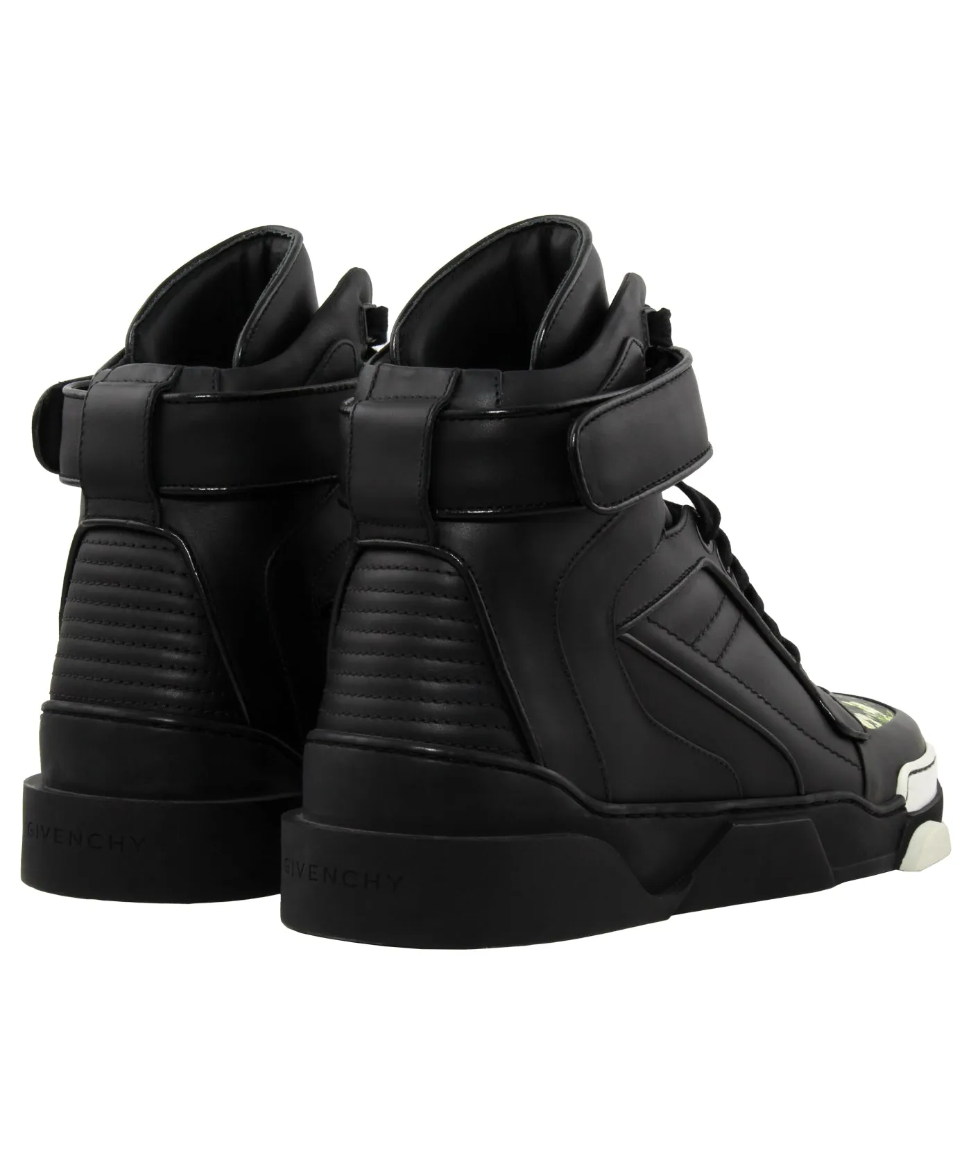 Tyson Flora Leather High Top Sneakers