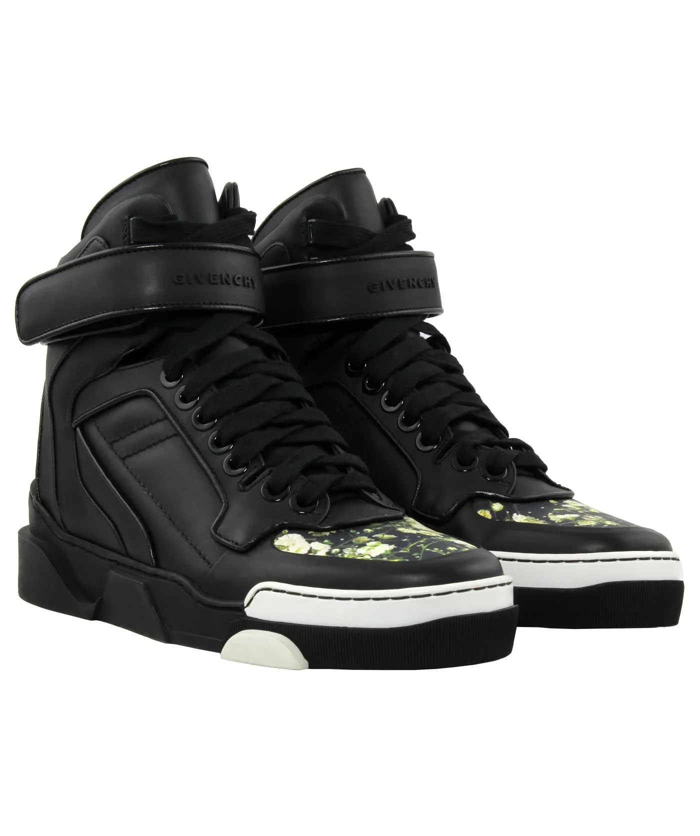 Tyson Flora Leather High Top Sneakers