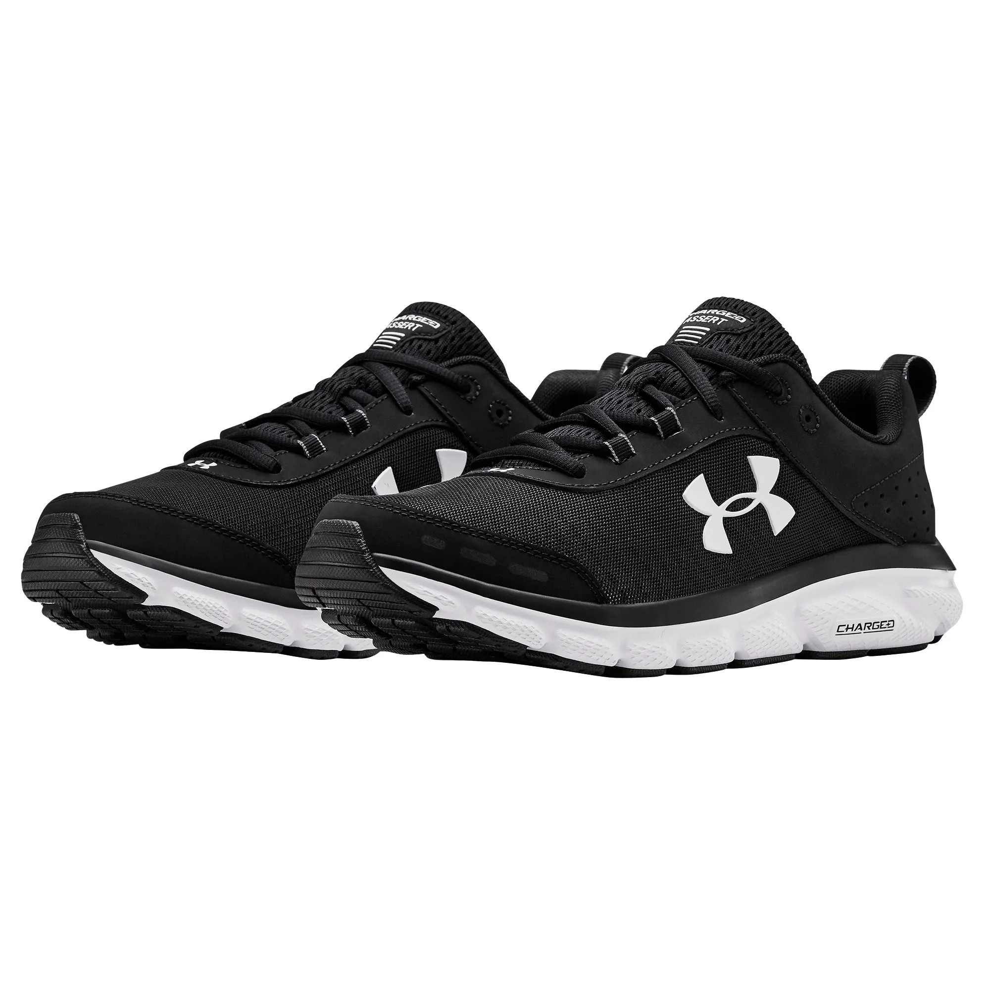 Under Armour Charged Assert 8 Black Mens Running Shoes