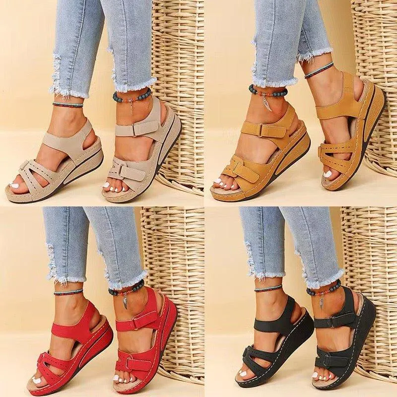 Wedge Heel Soft Thick Bottom Sandals