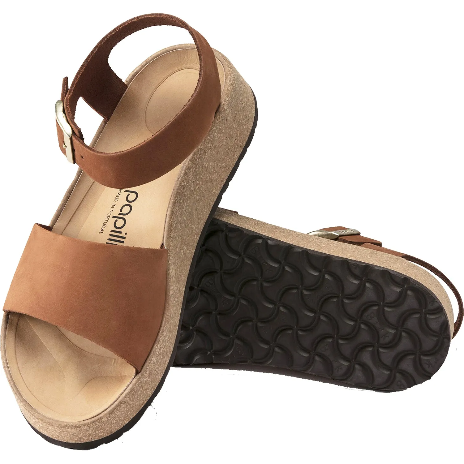 Women's Birkenstock Papillio Glenda Pecan Nubuck