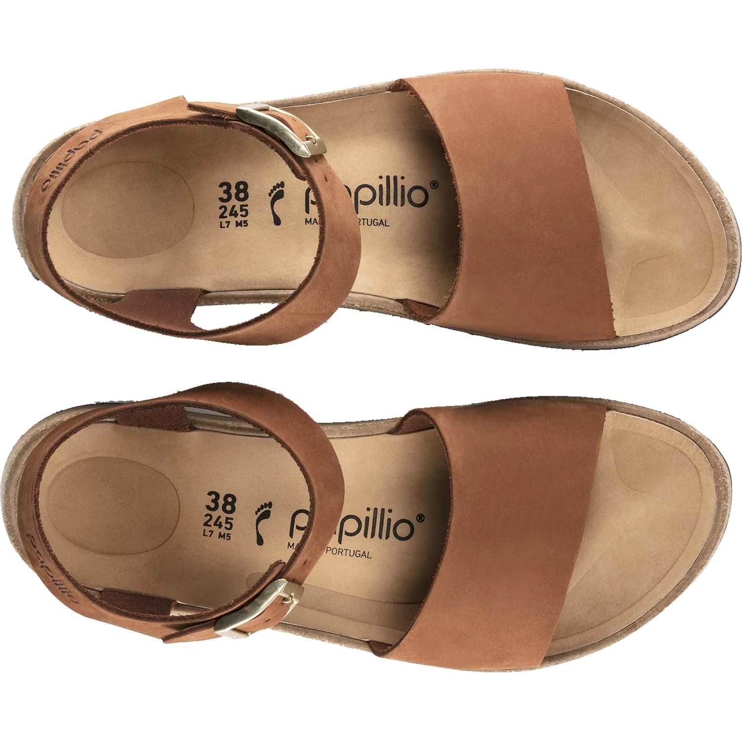 Women's Birkenstock Papillio Glenda Pecan Nubuck