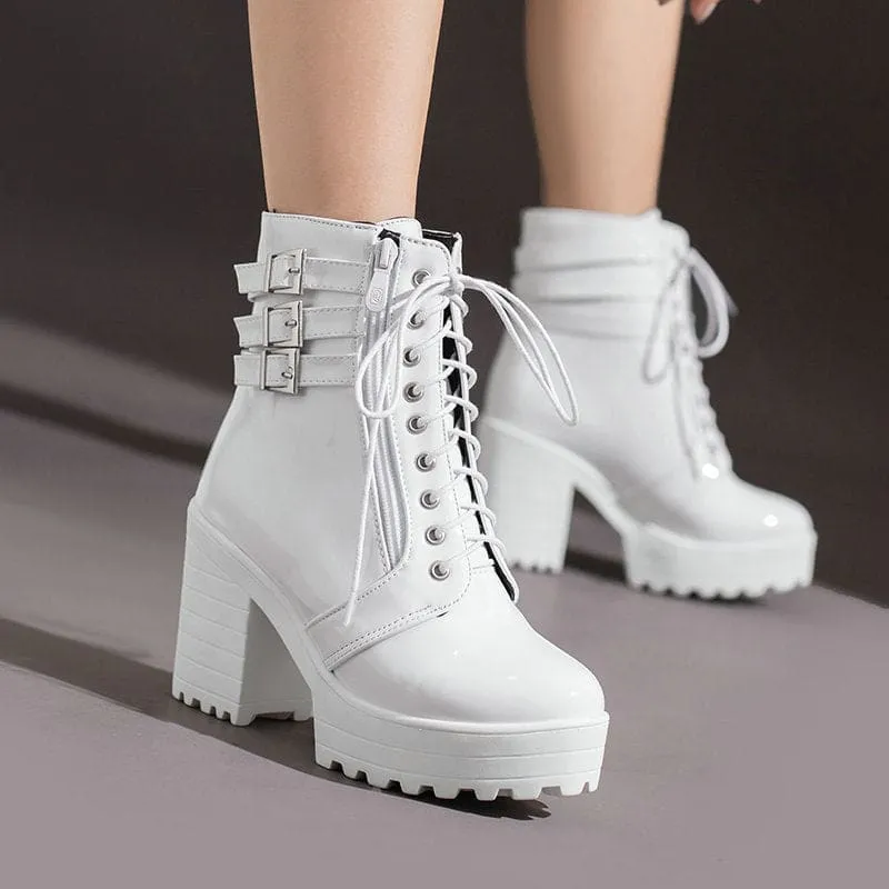 Women's Heeled Short Boots for Cozy Autumn and Winter Style