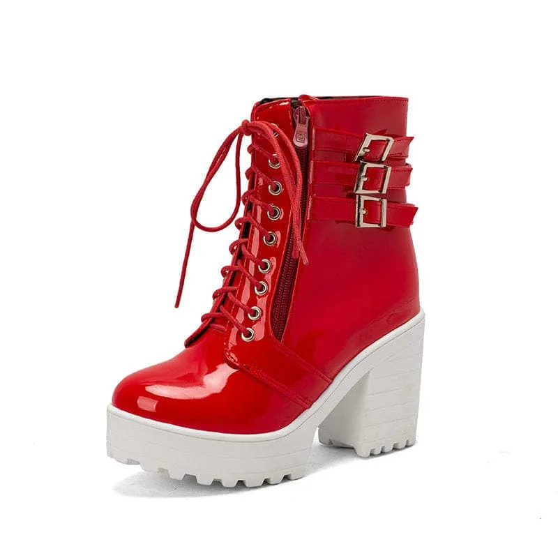 Women's Heeled Short Boots for Cozy Autumn and Winter Style