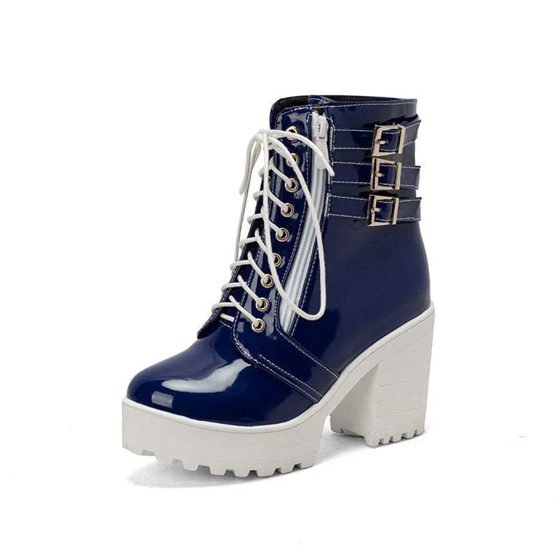 Women's Heeled Short Boots for Cozy Autumn and Winter Style