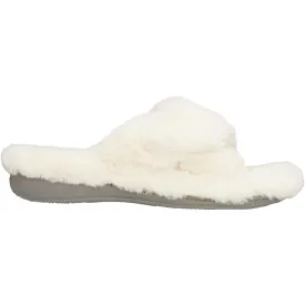 Women's Vionic Relax Plush Ivory Faux Fur