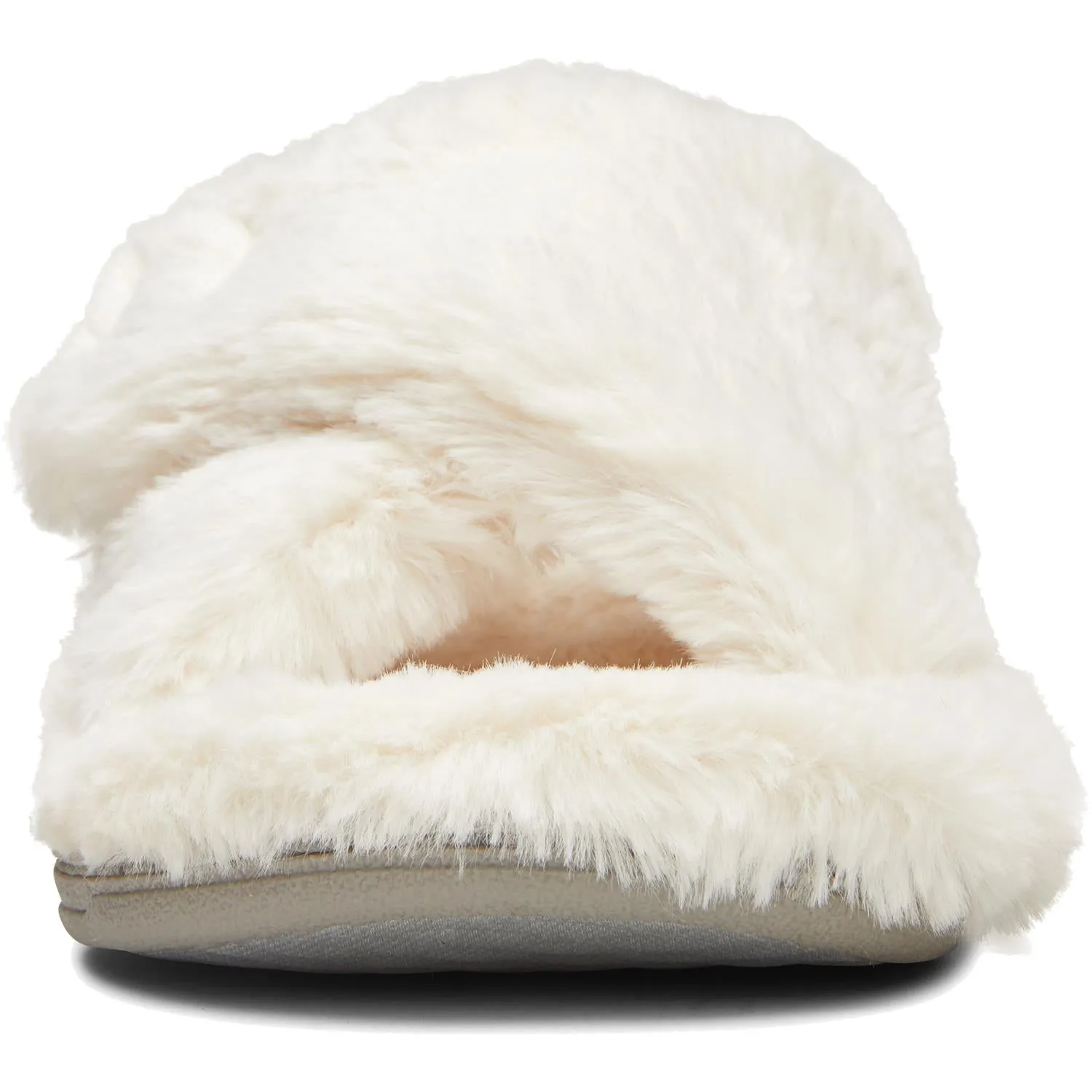 Women's Vionic Relax Plush Ivory Faux Fur