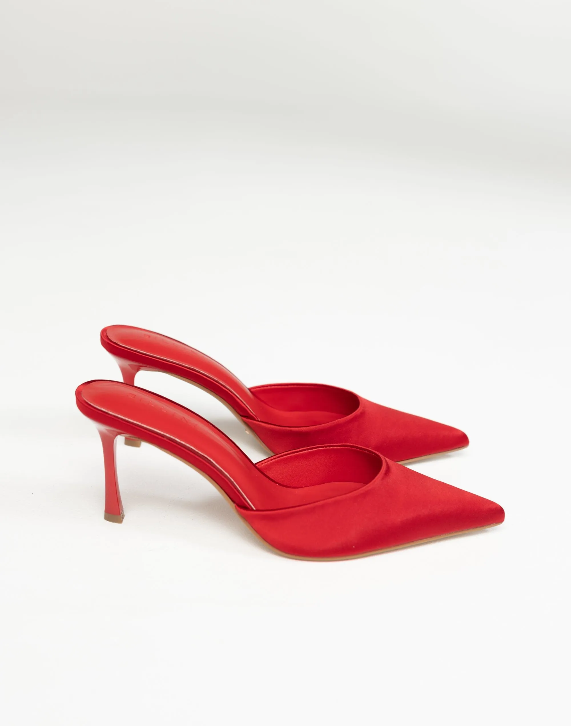 Xayden Heels (Saffron Satin) - By Billini