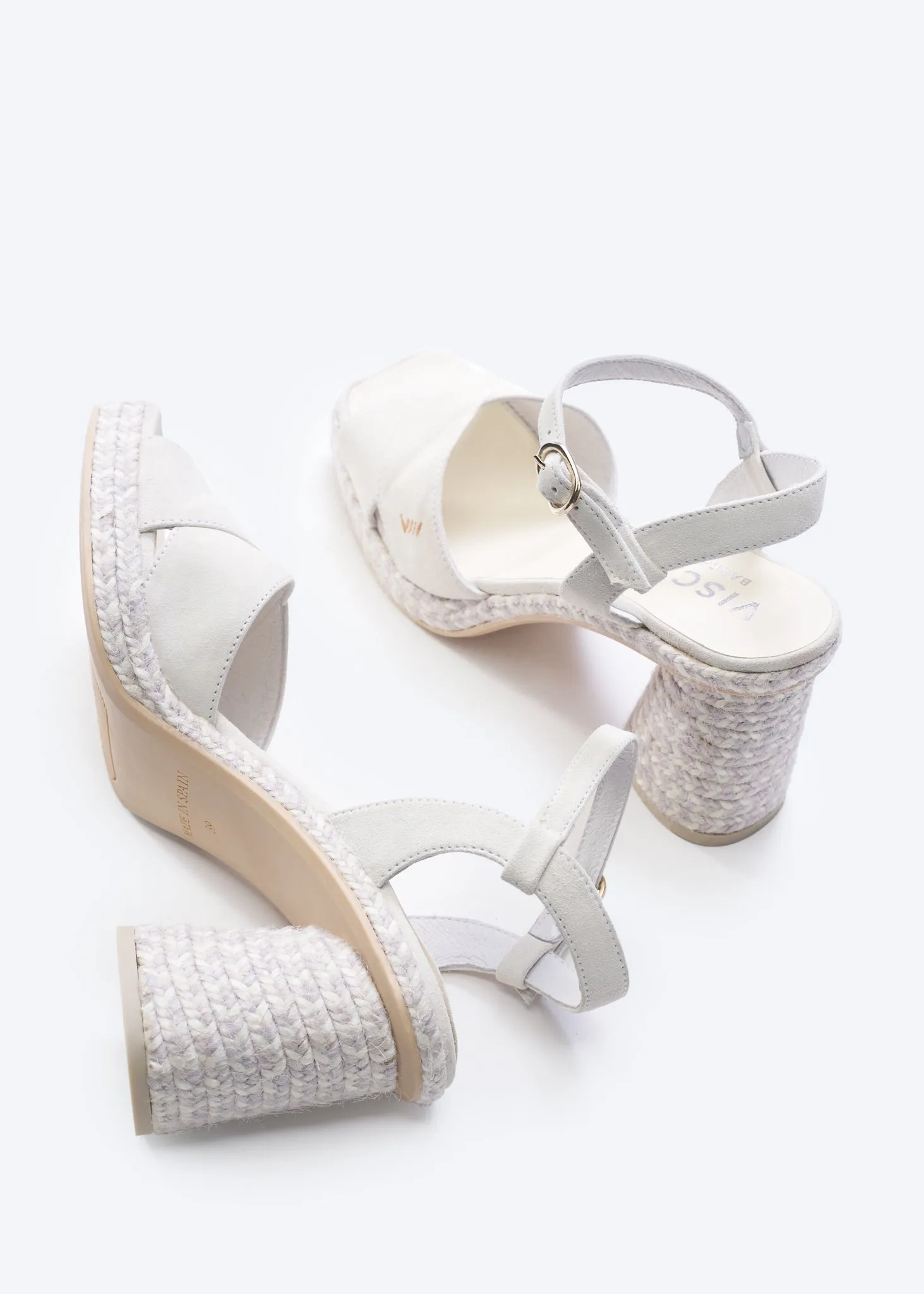 Xelida Limited Edition Suede Espadrille Sandal Heels